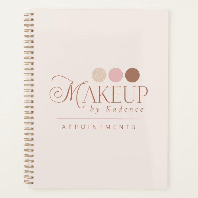 Custom Branded Makeup Artist Appointment Planner (Devant)