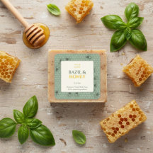 Custom Business Sticker for Handmade Soap