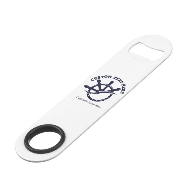 Custom Captain Boat Nautical Gift (Devant angulaire)