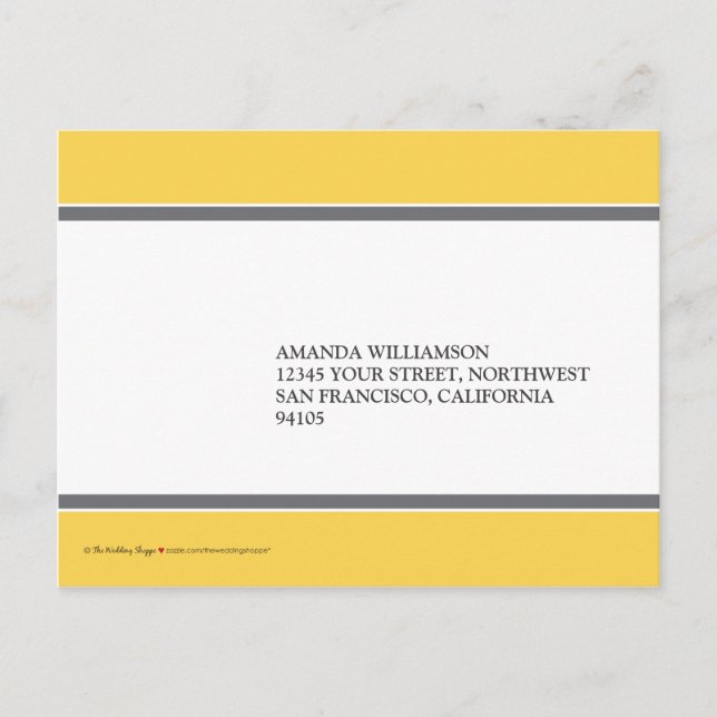 : custom : carte postale RSVP Inséparable (Devant)