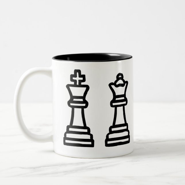 Custom Chess Master Coffee Mug (Gauche)