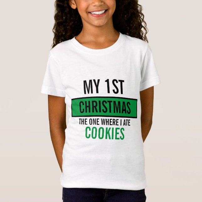 Custom Christmas drôle nourriture modèle T-shirt (Devant)