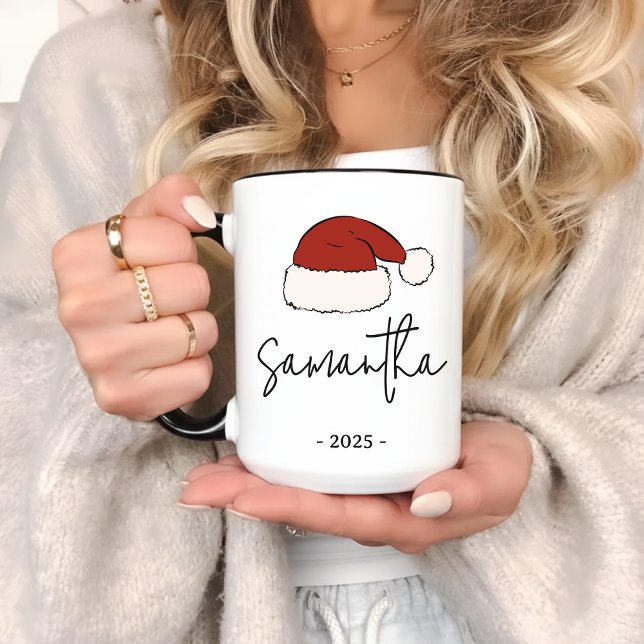 Custom Christmas Mug for Friends or Coworkers (personalized christmas gift, santa claus mug, family christmas mug, bulk christmas mug for coworkers)