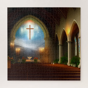Custom Church Imaginaire Art 07 Jigsaw puzzle