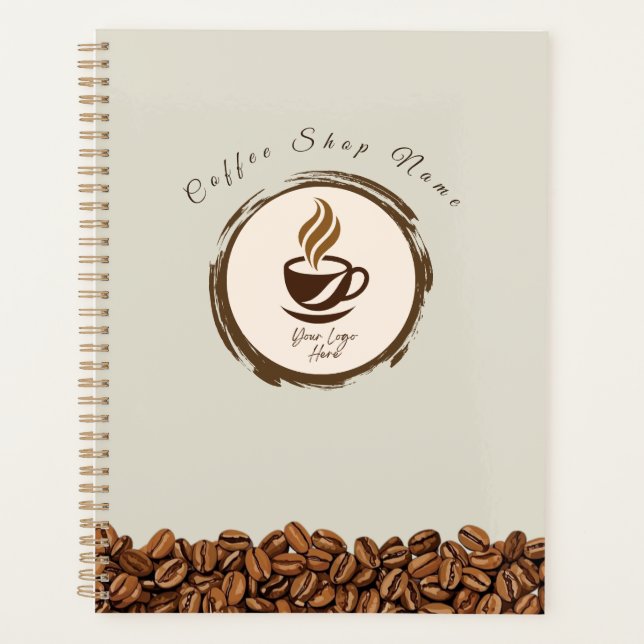 Custom Coffee Shop Planner – Personalized Business (Devant)