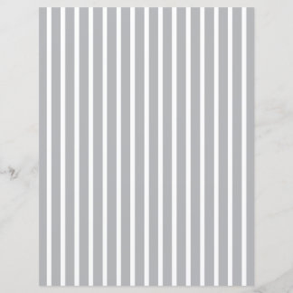 Custom Color with White Pinstripe Scrapbook Paper