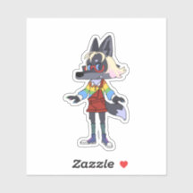 Custom-Cut Vinyl Sticker