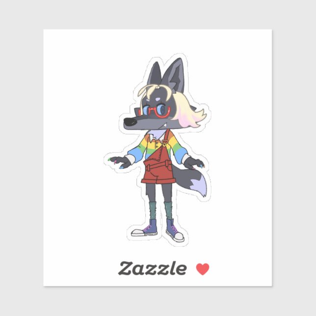 Custom-Cut Vinyl Sticker (Feuille)