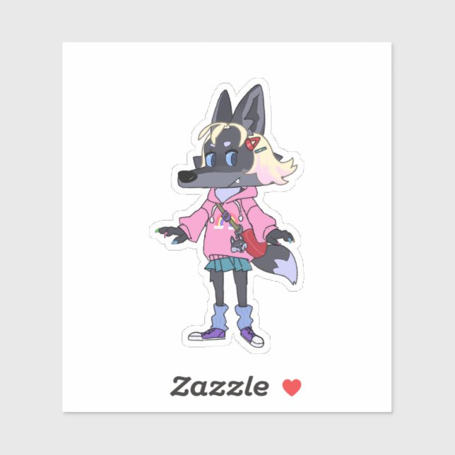 Custom-Cut Vinyl Sticker (Feuille)