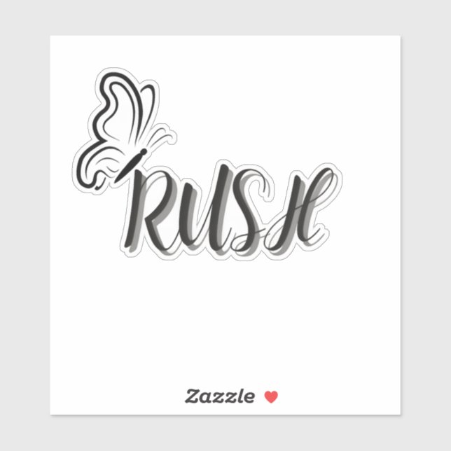 Custom-Cut Vinyl Sticker (Feuille)