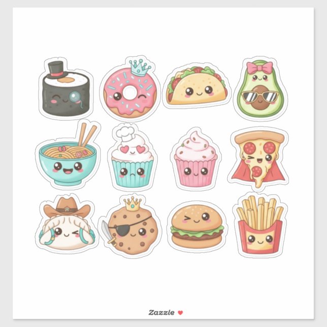 Custom-Cut Vinyl Sticker (Feuille)