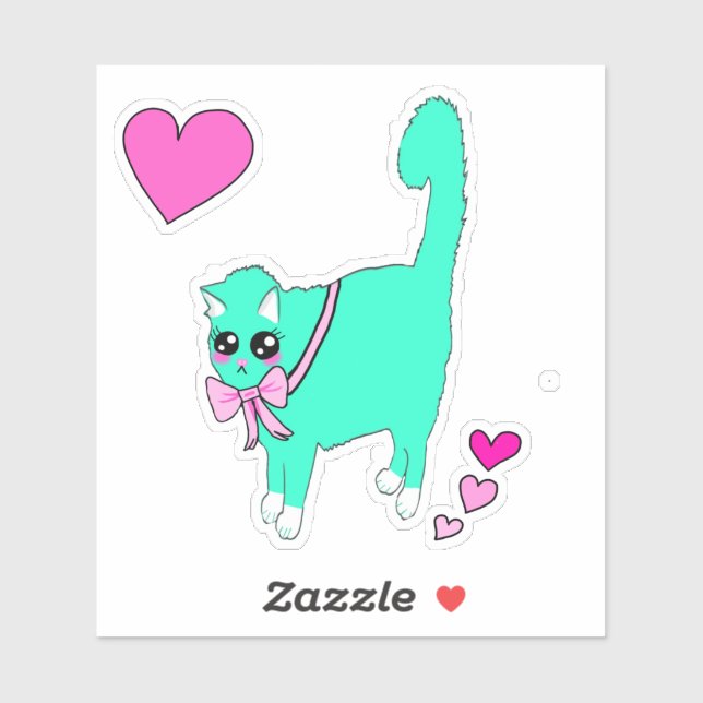 Custom-Cut Vinyl Sticker (Feuille)