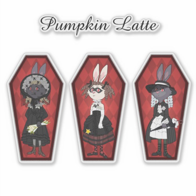 Custom-Cut Vinyl Sticker (Devant)