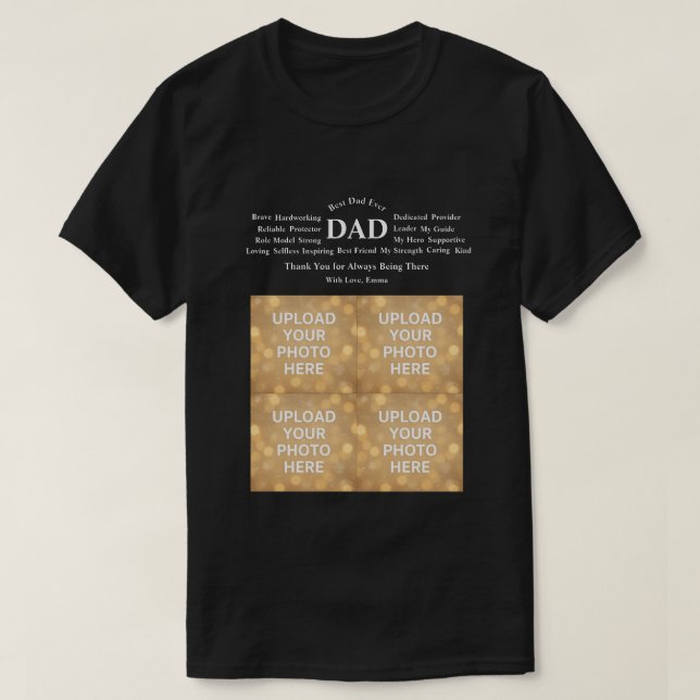 Custom Dad T-Shirt (Design devant)