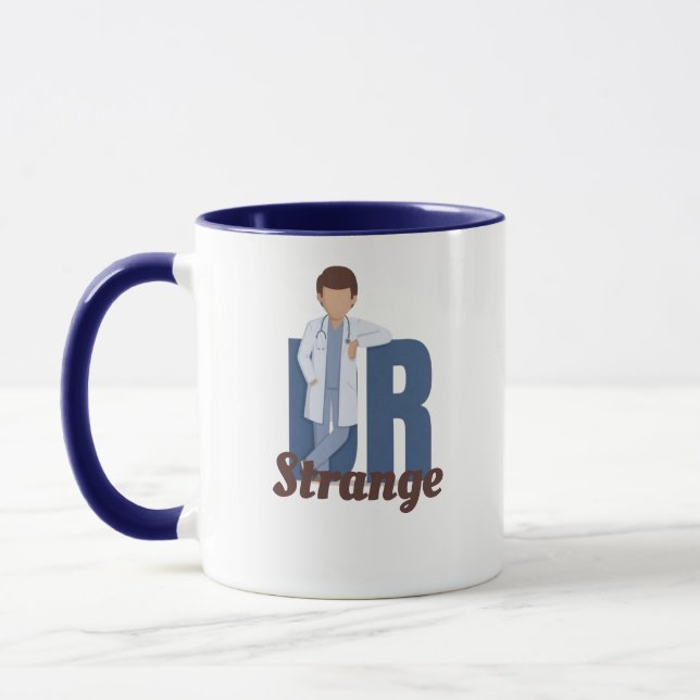 Custom Doctor Name Mug – Personalized DR gift (Gauche)
