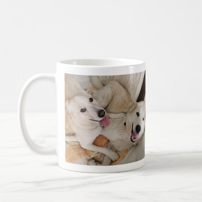 Custom Dog Photo Mug (Gauche)