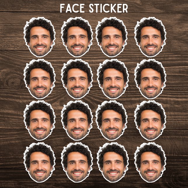 Custom Face Sticker – Personalized Photo Sticker (Créateur téléchargé)