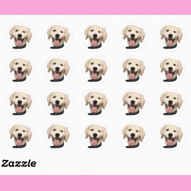Custom Face Stickers Personalized Dog Face Photo (Créateur téléchargé)