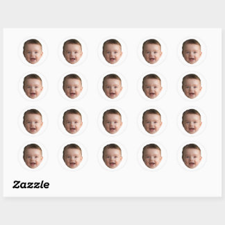 Custom Face Stickers Personalized Funny Face Photo
