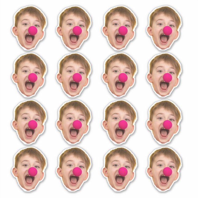 Custom Face Stickers | Personalized Photo Face (Devant)