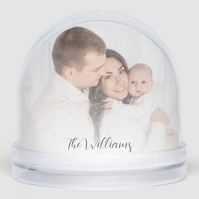 Custom Family Photo with Text | Christmas Keepsake (Avant)