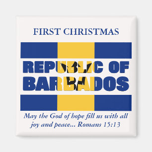 Custom First Christmas Republic Magnet de la Barba