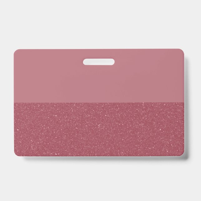 Custom Glitter Badge – Rose Gold Bottom (Avant)