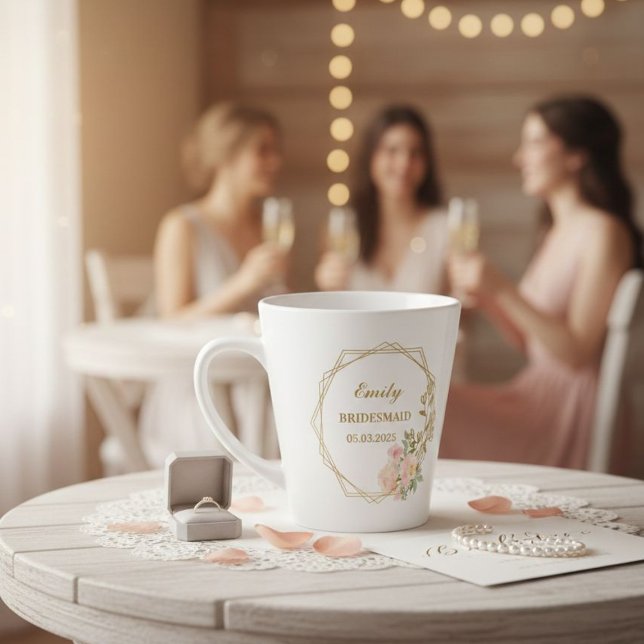 Custom groomsman mug, Bridesmaid proposal gift mug (Créateur téléchargé)