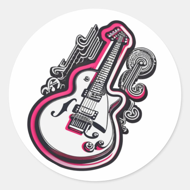 Custom Guitar Stickers (Devant)