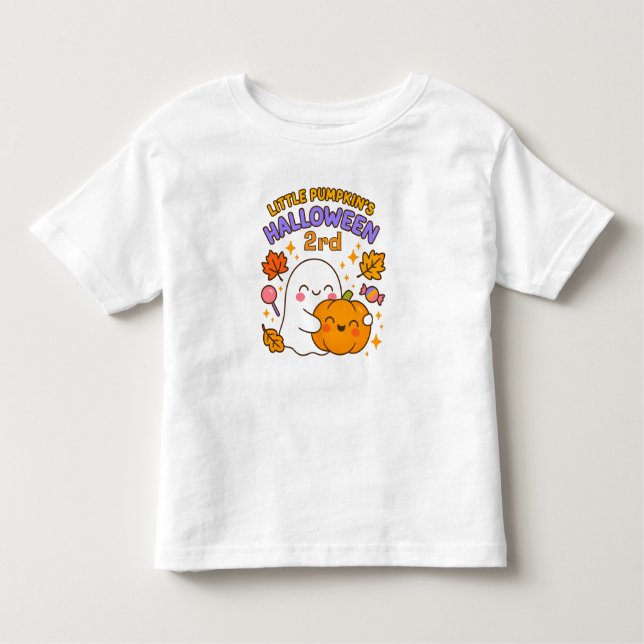 Custom Happy Halloween Kids T-shirt (Devant)
