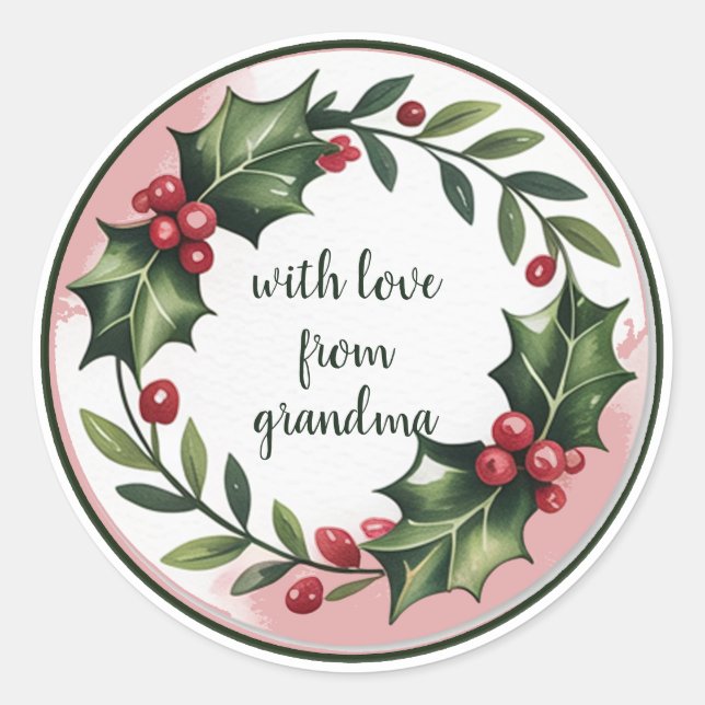 Custom Holiday Stickers to Personalize (Devant)
