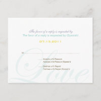 ::custom : Hollyhock & Ampersand Carte RSVP biling