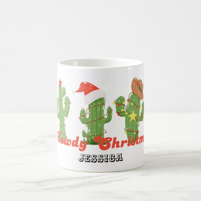Custom Howdy Christmas Mug (Centre)