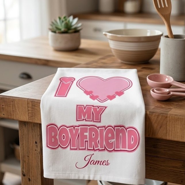 Custom I Love My Boyfriend - Ajouter photo et nom (Créateur téléchargé)