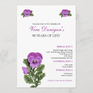 :custom: Invitation à la fête d'anniversaire de Pa