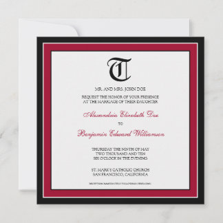 :custom: Invitation au mariage simple et élégante_
