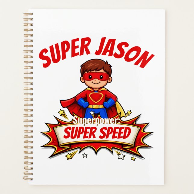 Custom Kids Superhero Name & Superpower (Devant)