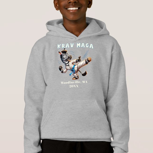 Custom Krav Maga Martial Arts Nom de la date (Devant)