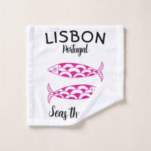 Custom Lisbonne Portugal Voyage côtier Poisson ver