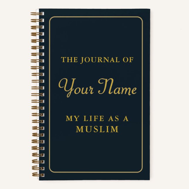 Custom Make Your Own Self Reflection Journal (Recto)