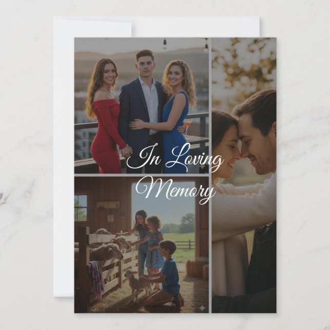 Custom Memory Photo Flat Card – Personalized Keeps (Devant)