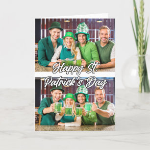 Custom Modern 2 photos Modèle St. Paddys Day