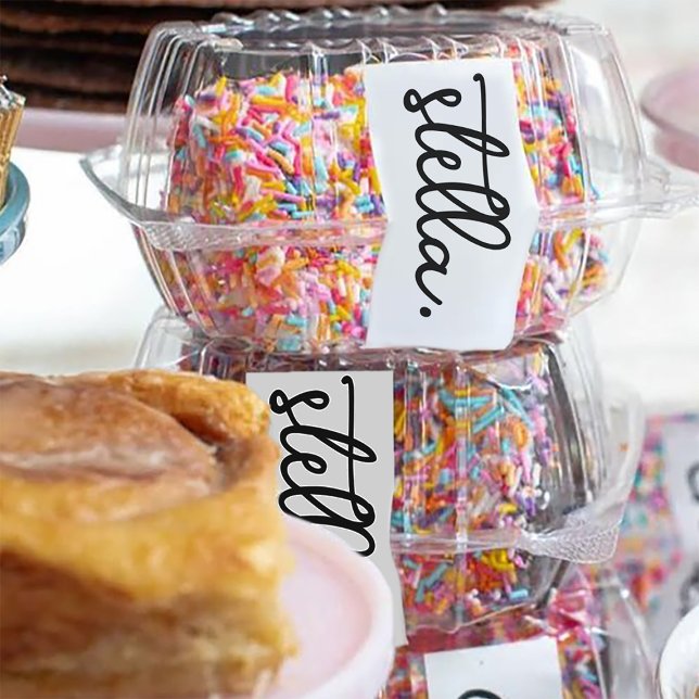 Custom Modern Ajouter votre marque Nom Étiquette d (Créateur téléchargé)