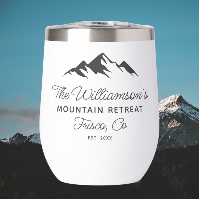 Custom Mountain Home, Family Town Name, Year Est. (Créateur téléchargé)