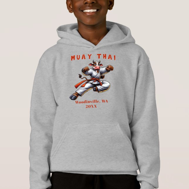Custom Muay Thai Martial Arts Lieu Nom (Devant)