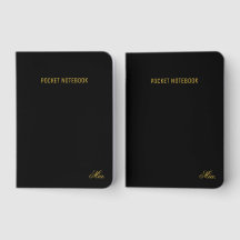 Custom Name Foil Vow Books Elegant Wedding Design