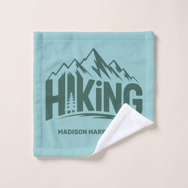 Custom Name Hiking (Gant de toilette)