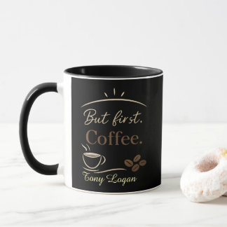 Custom Name Minimalist Coffee Mug Gift