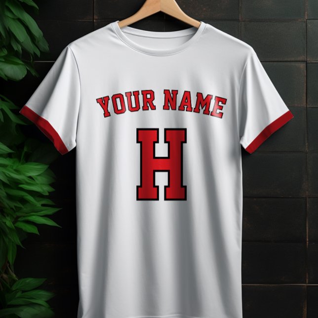 Custom Name Personalized vintage Letter T-Shirt  (Créateur téléchargé)