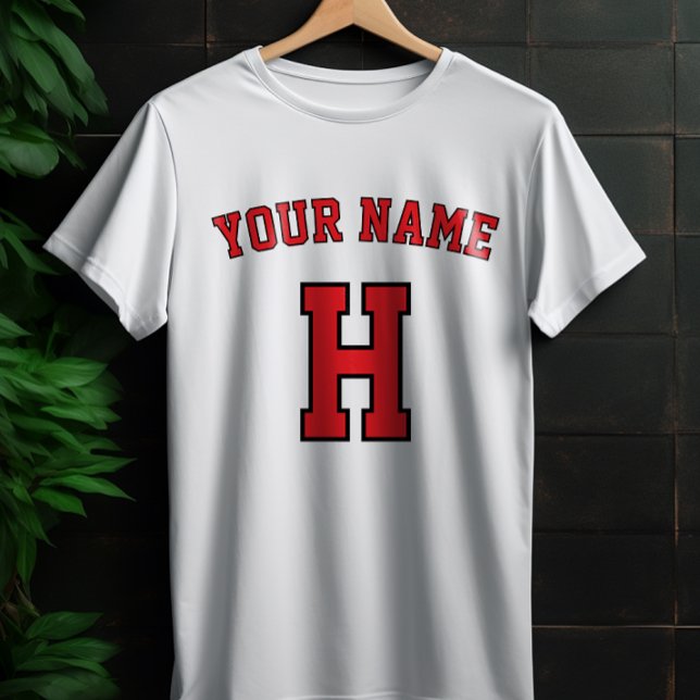Custom Name Personalized vintage Letter T-Shirt  (Créateur téléchargé)